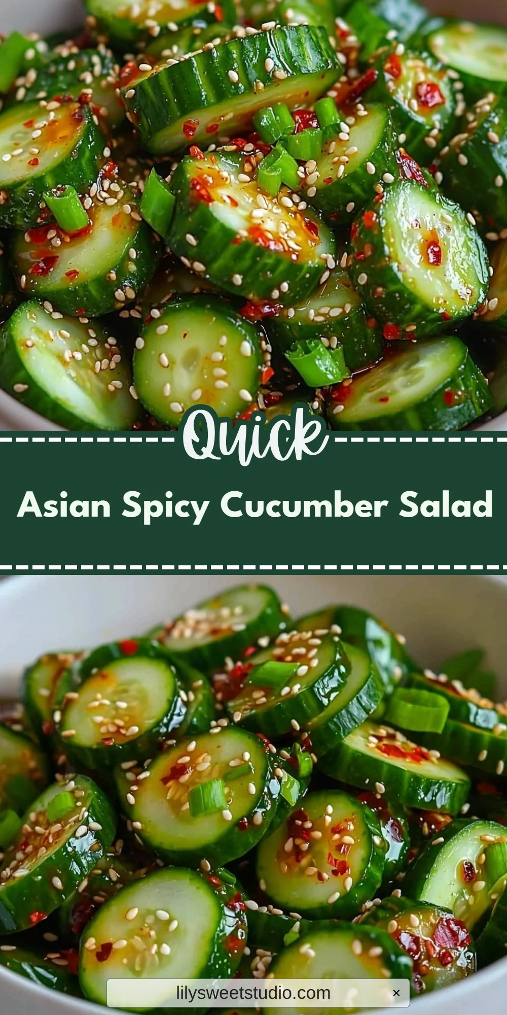 Asian Spicy Cucumber Salad