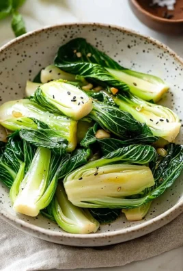 Colorful Baby Bok Choy Stir-Fry with fresh vegetables