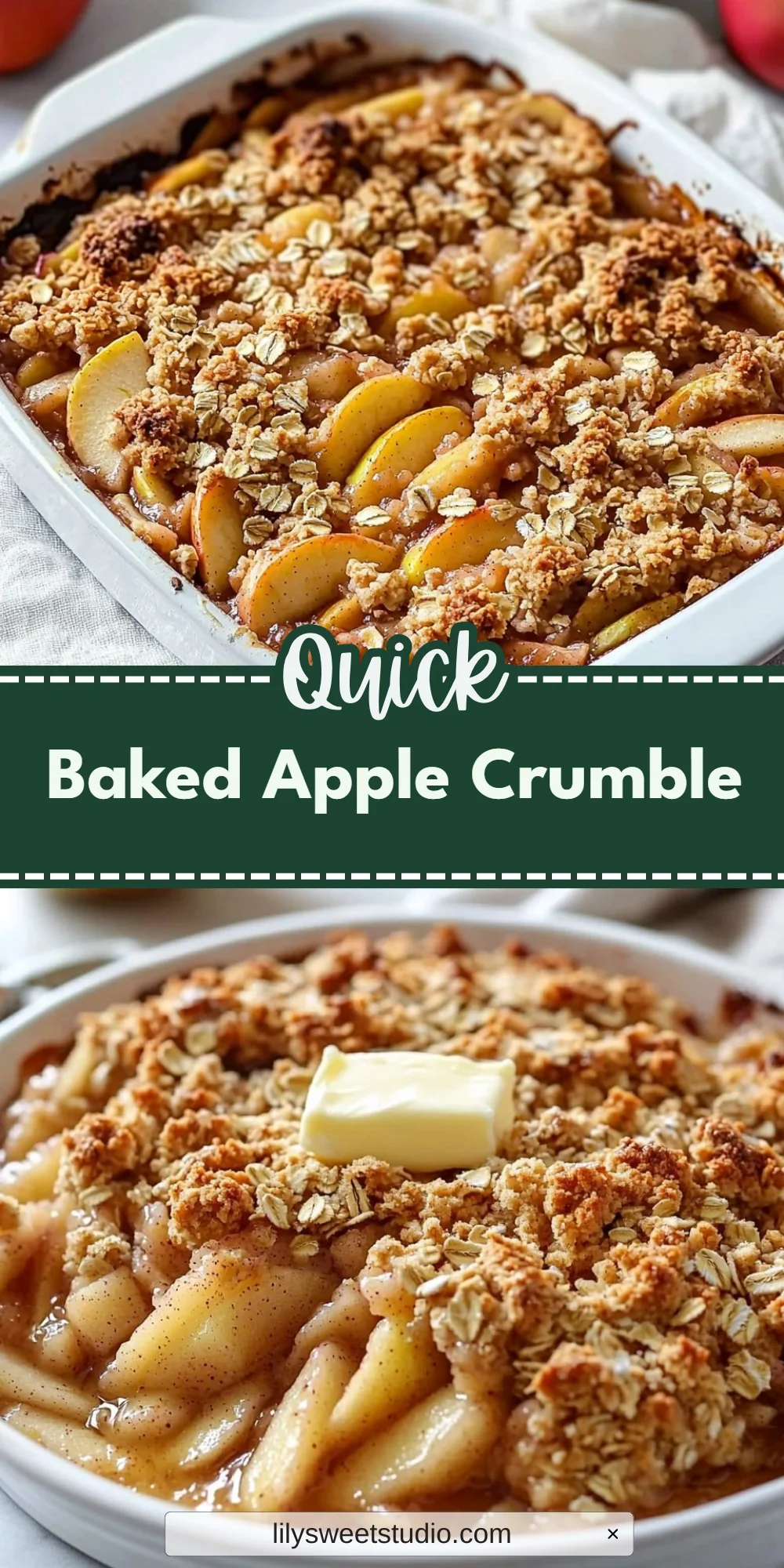 Baked Apple Crumble