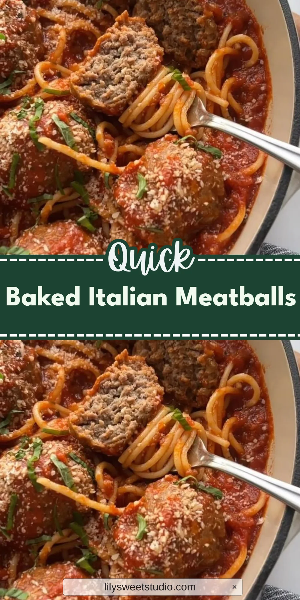 Baked Italian Meatballs