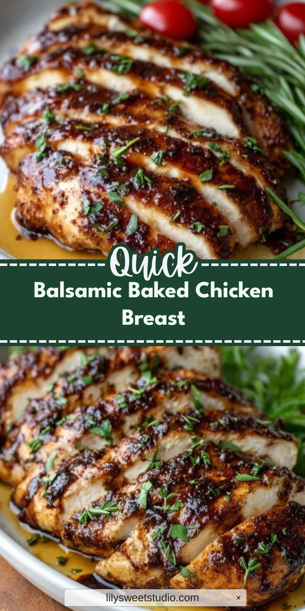 Balsamic Baked Chicken Breast