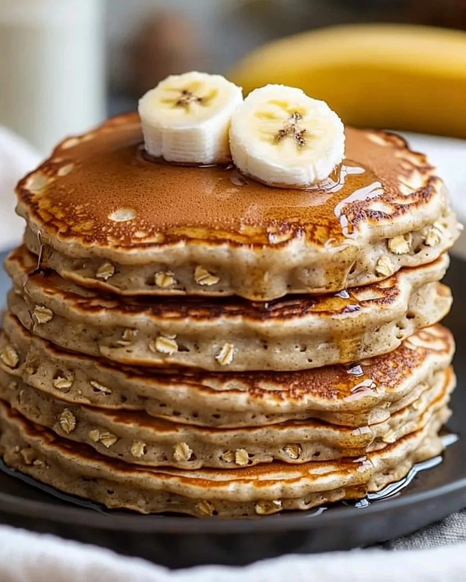 Banana and Oats Pancakes