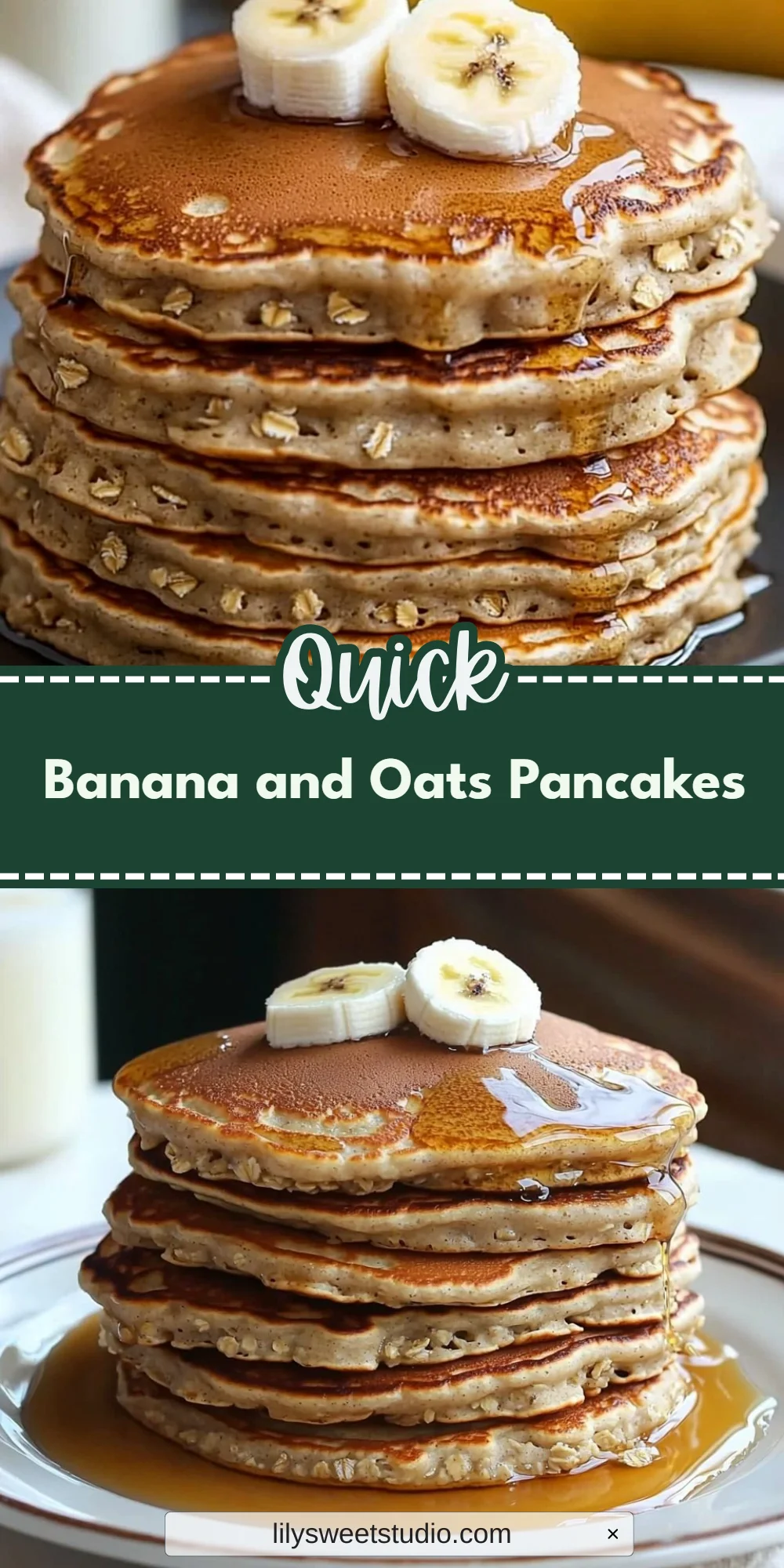 Banana and Oats Pancakes
