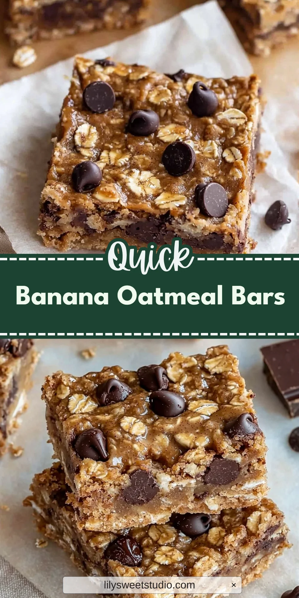 Banana Oatmeal Bars