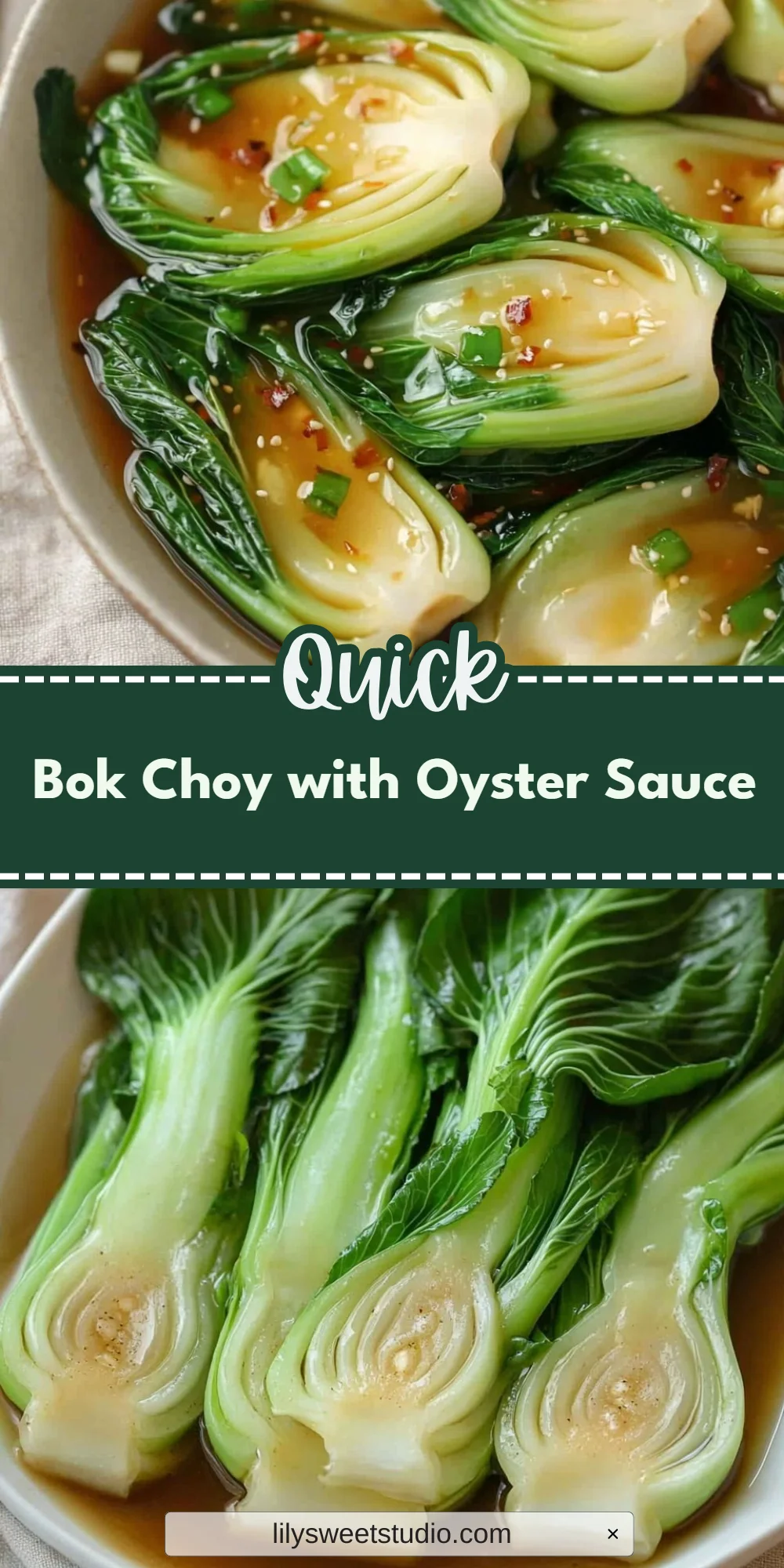Bok Choy with Oyster Sauce