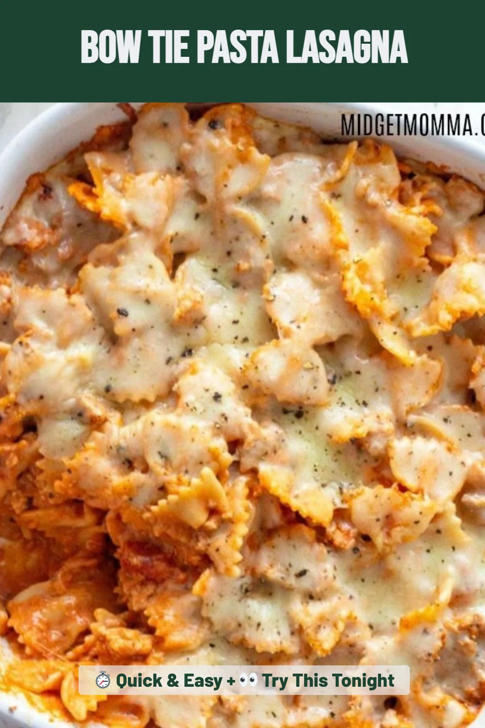 bow tie pasta lasagna