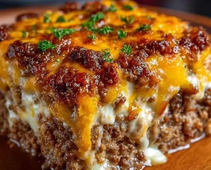 Cheesy Meatloaf Casserole