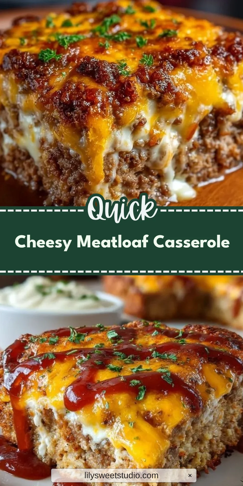 Cheesy Meatloaf Casserole