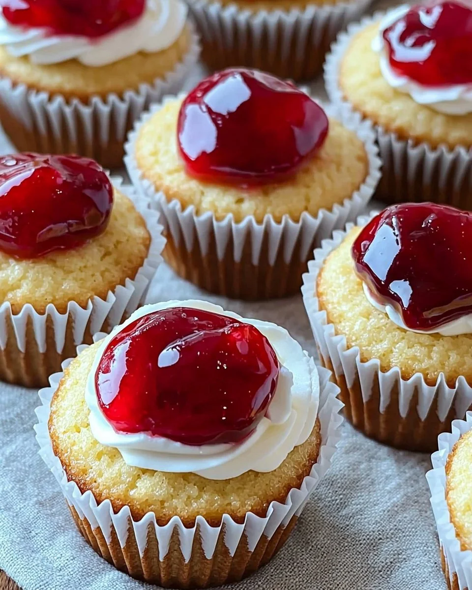 Cherry Cheesecake Cupcakes