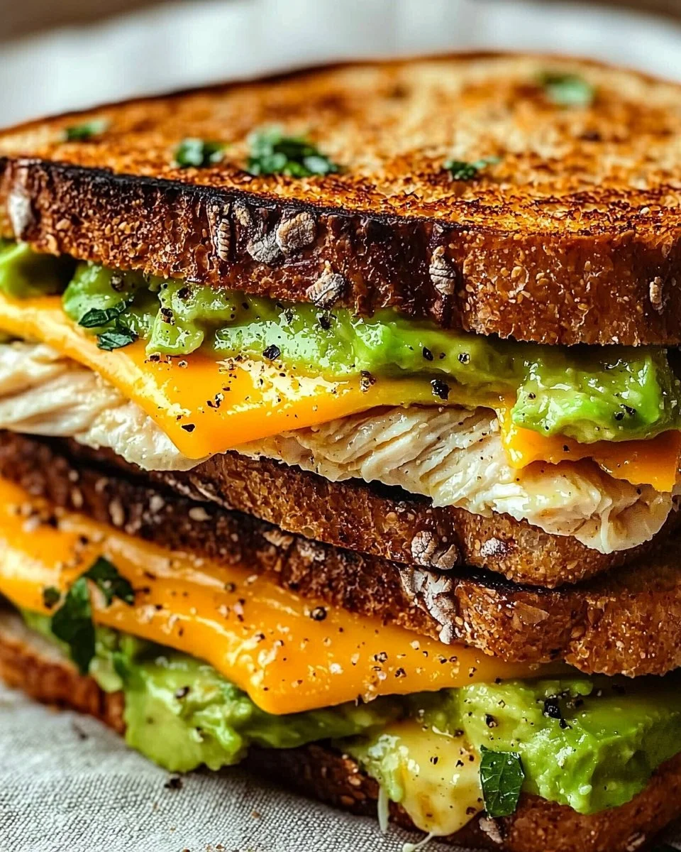 Chicken Avocado Melt Sandwich