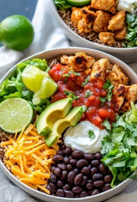 Homemade Chipotle bowls with fresh ingredients and vibrant toppings.
