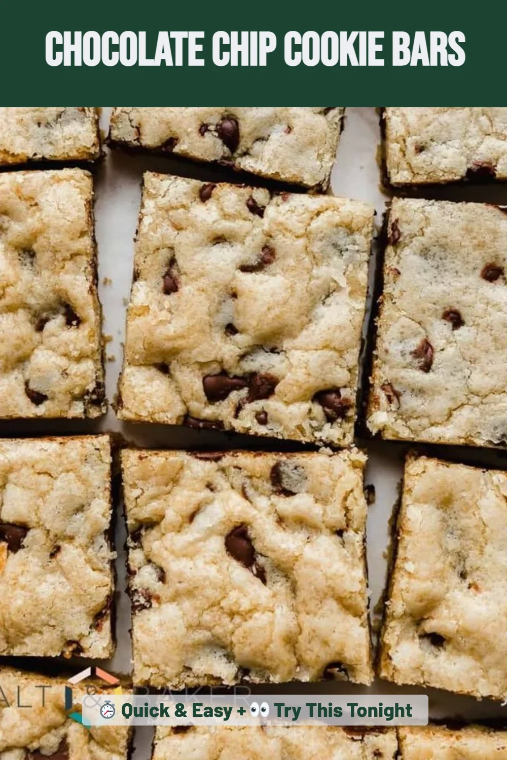 Chocolate Chip Cookie Bars