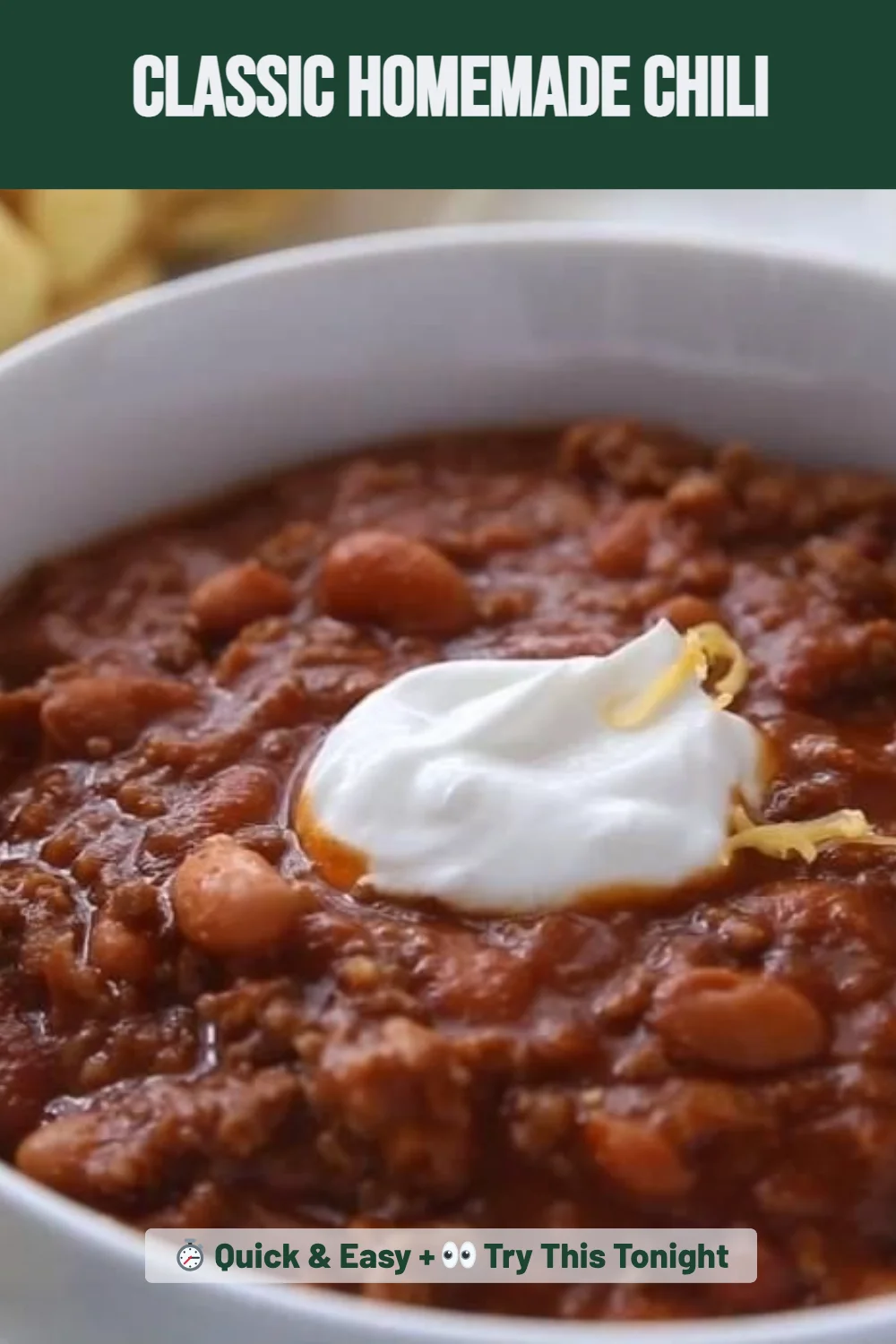 Classic Homemade Chili