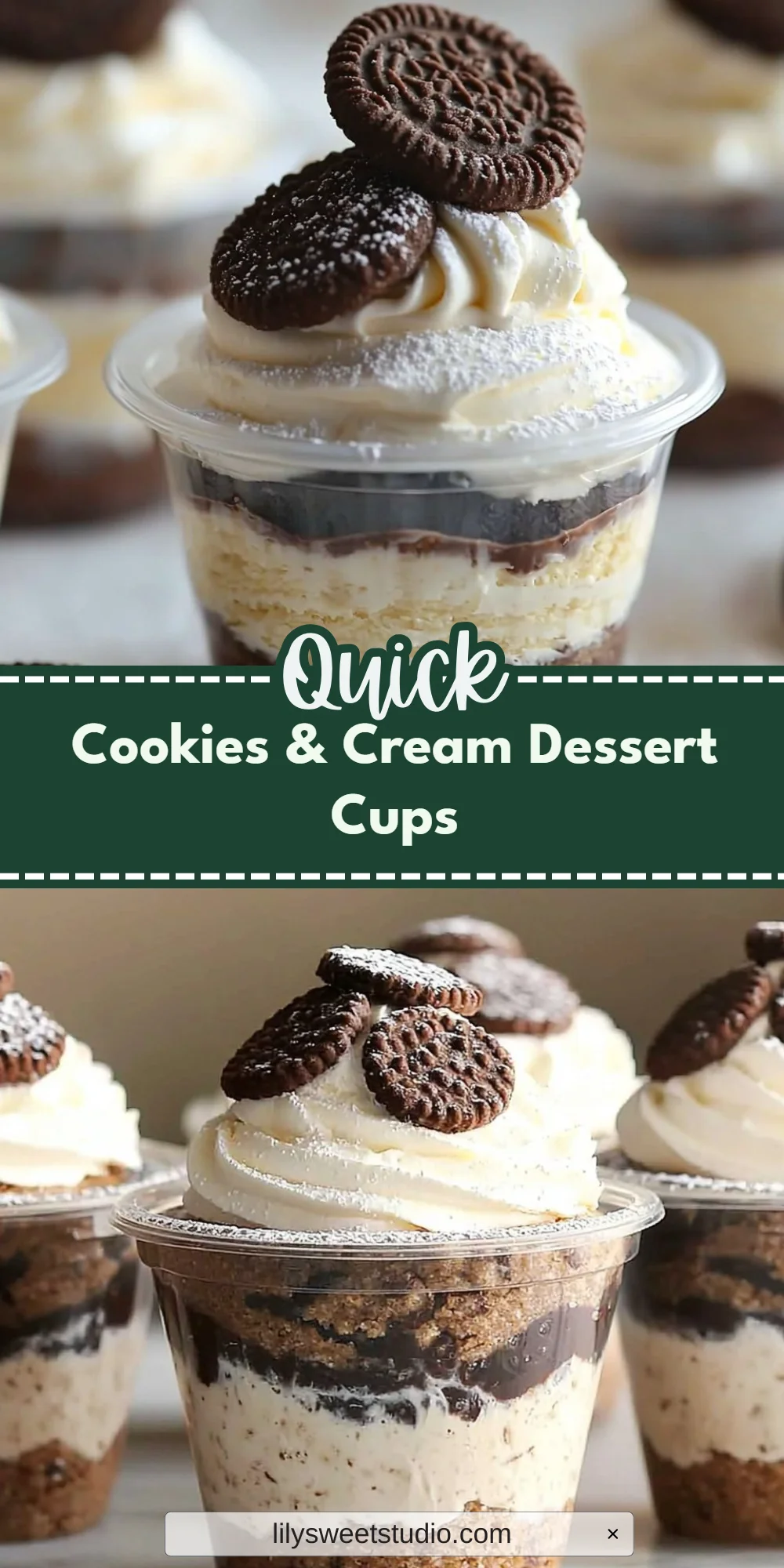 Cookies & Cream Dessert Cups
