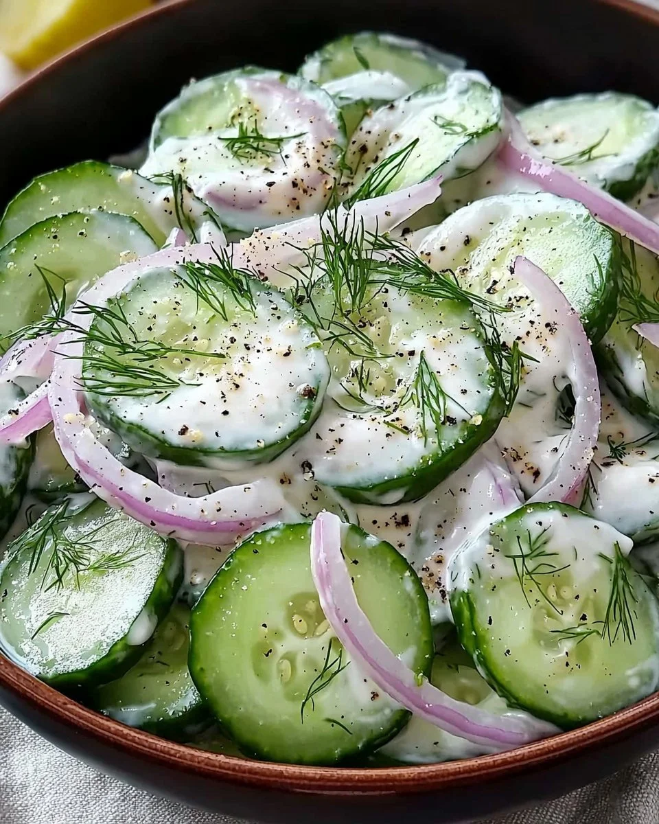 Creamy Cucumber Salad