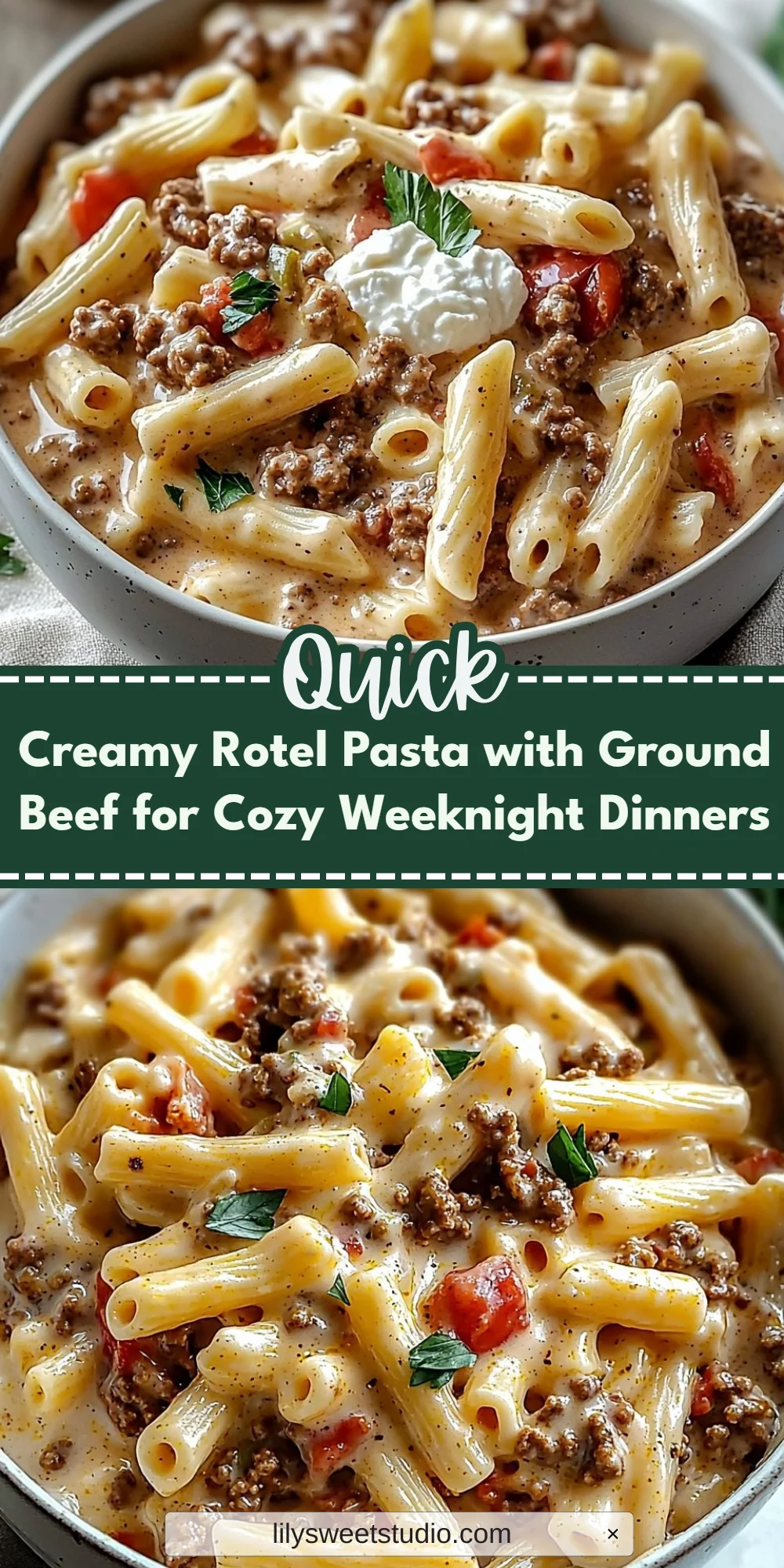 Creamy Rotel Pasta with Ground Beef for Cozy Weeknight Dinners