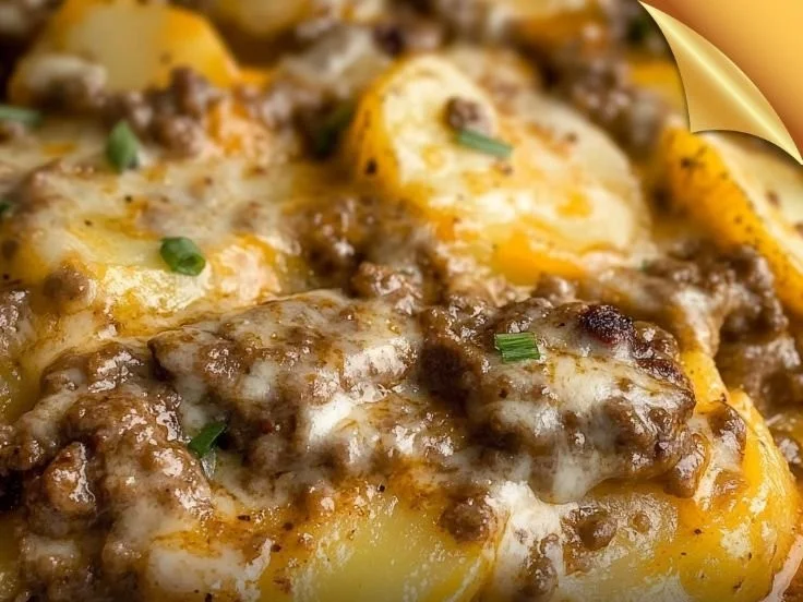 Crockpot Hamburger Potato Casserole