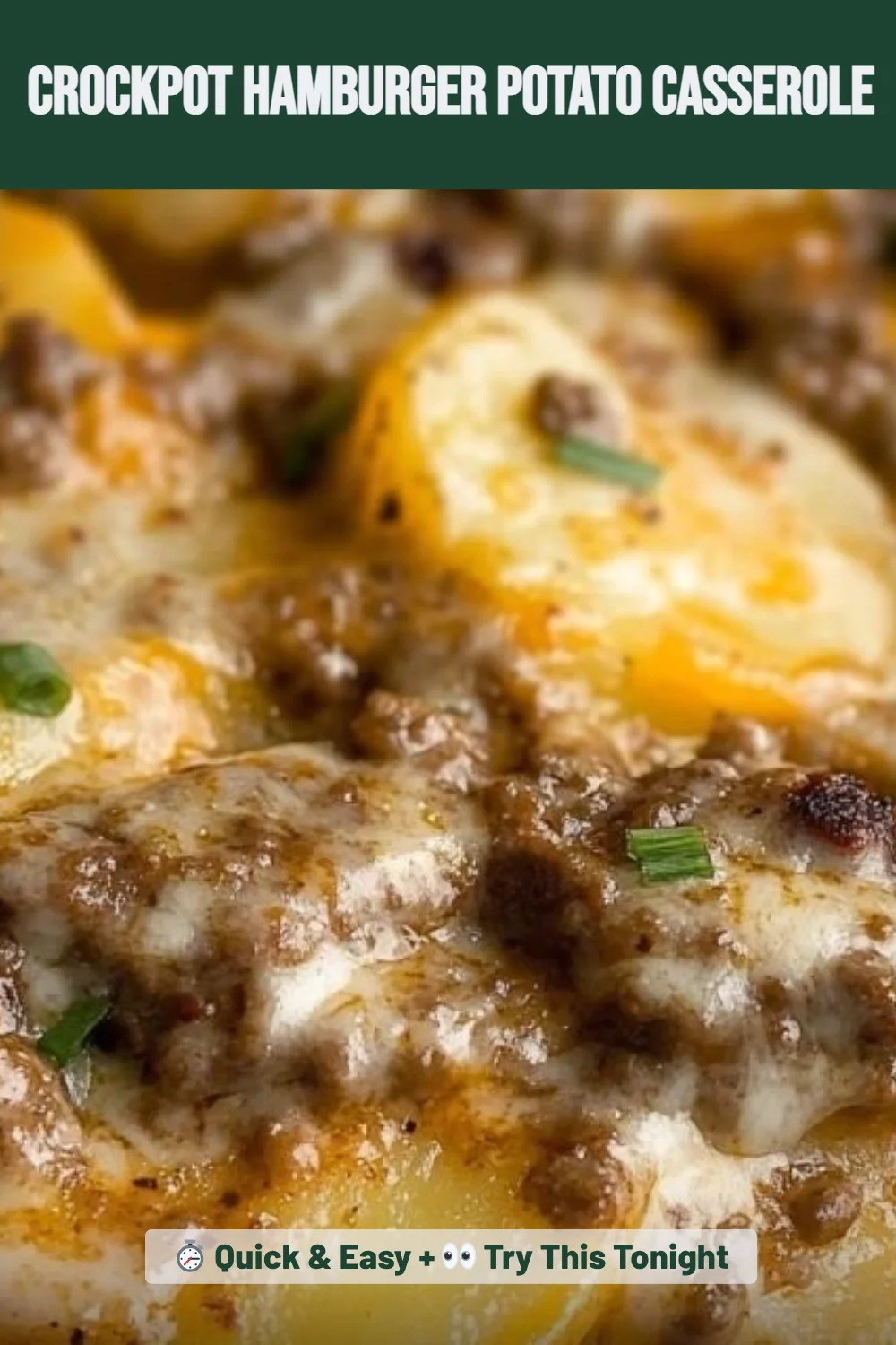 Crockpot Hamburger Potato Casserole