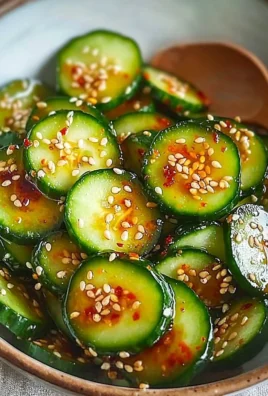 Easy Asian cucumber salad in a bowl with fresh ingredients.
