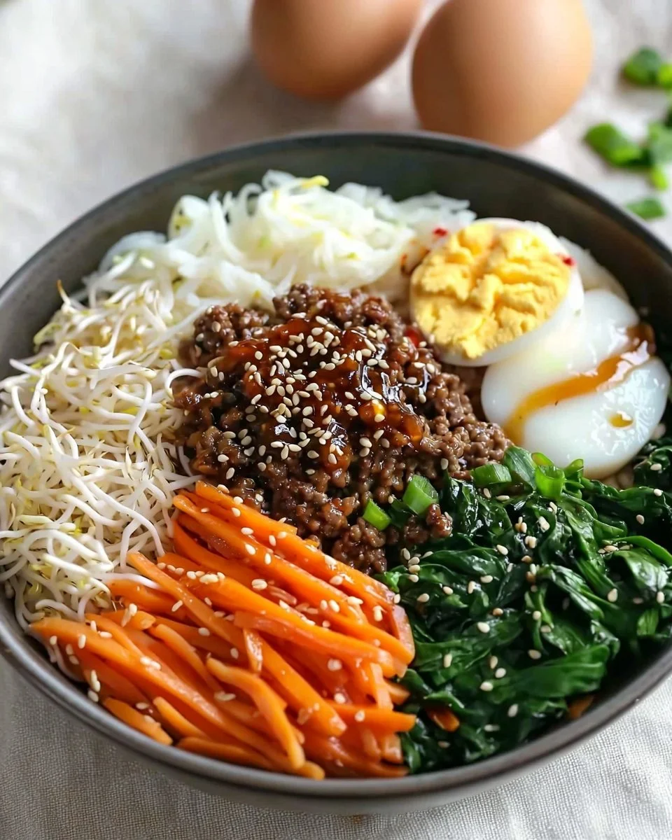 Easy Bibimbap (Korean Mixed Rice Bowl)