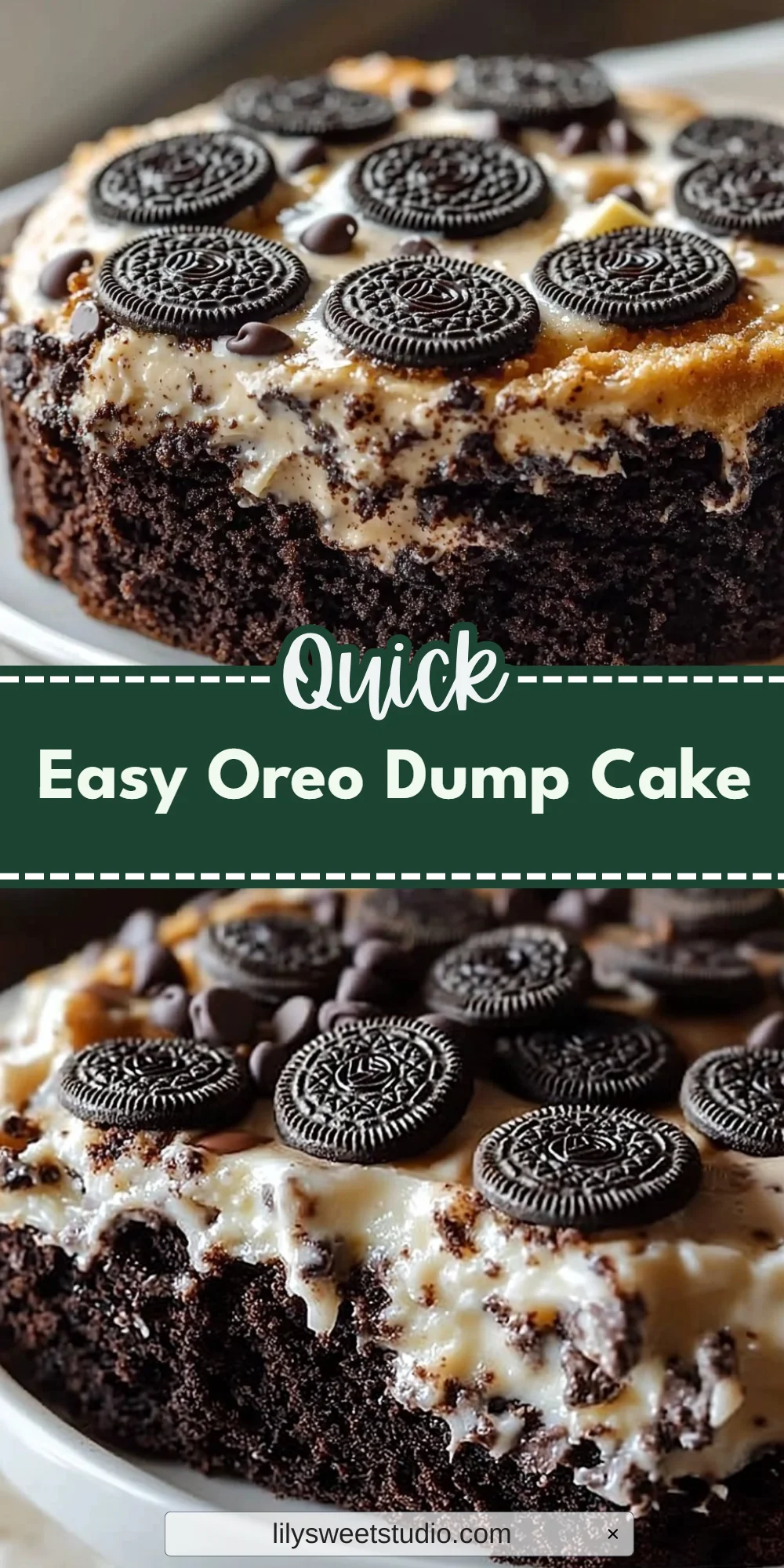 Easy Oreo Dump Cake