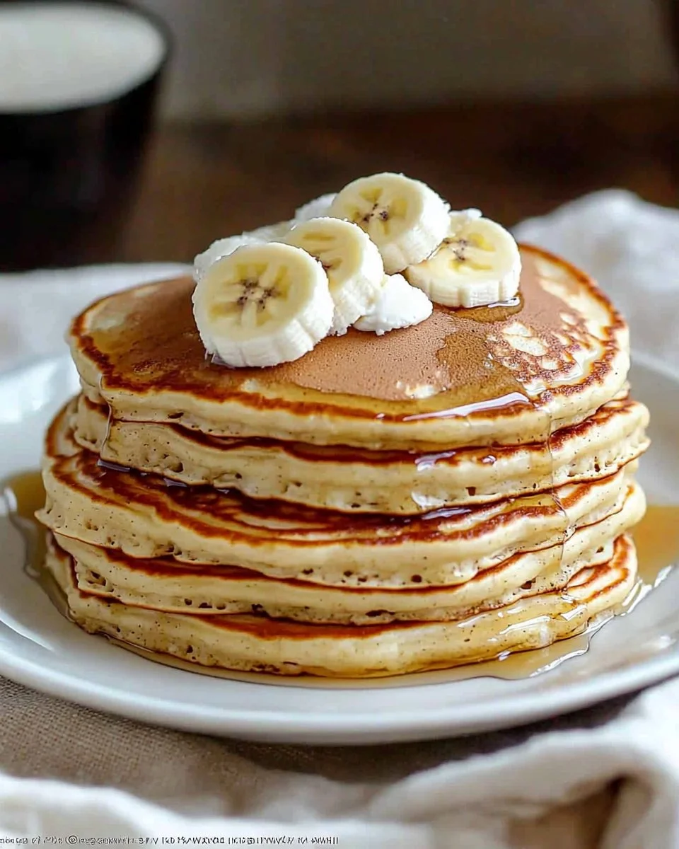 Fluffy Banana Pancakes Recipe