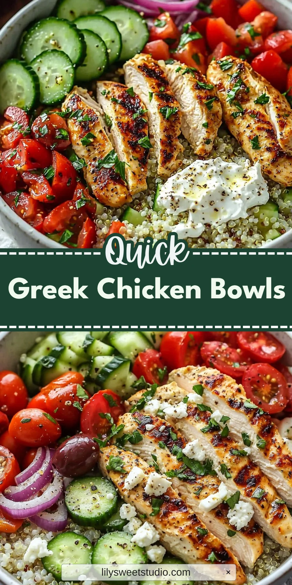 Greek Chicken Bowls