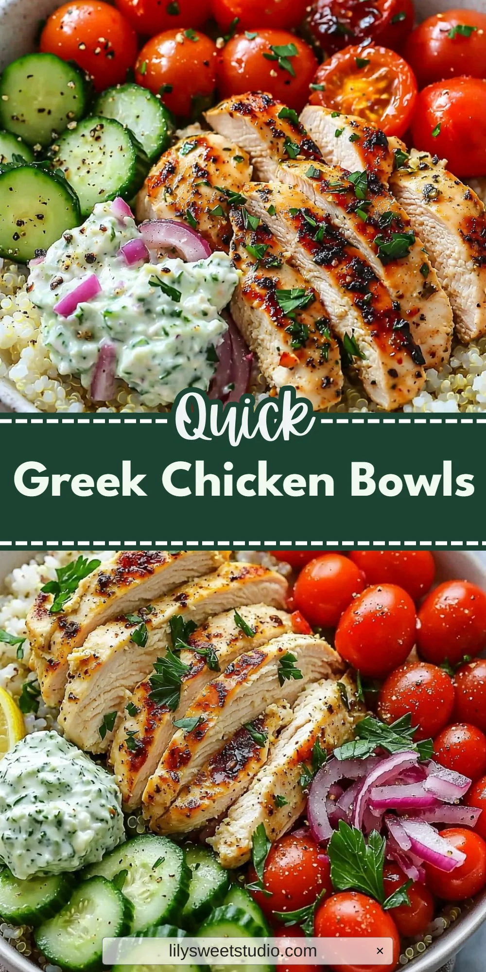 Greek Chicken Bowls