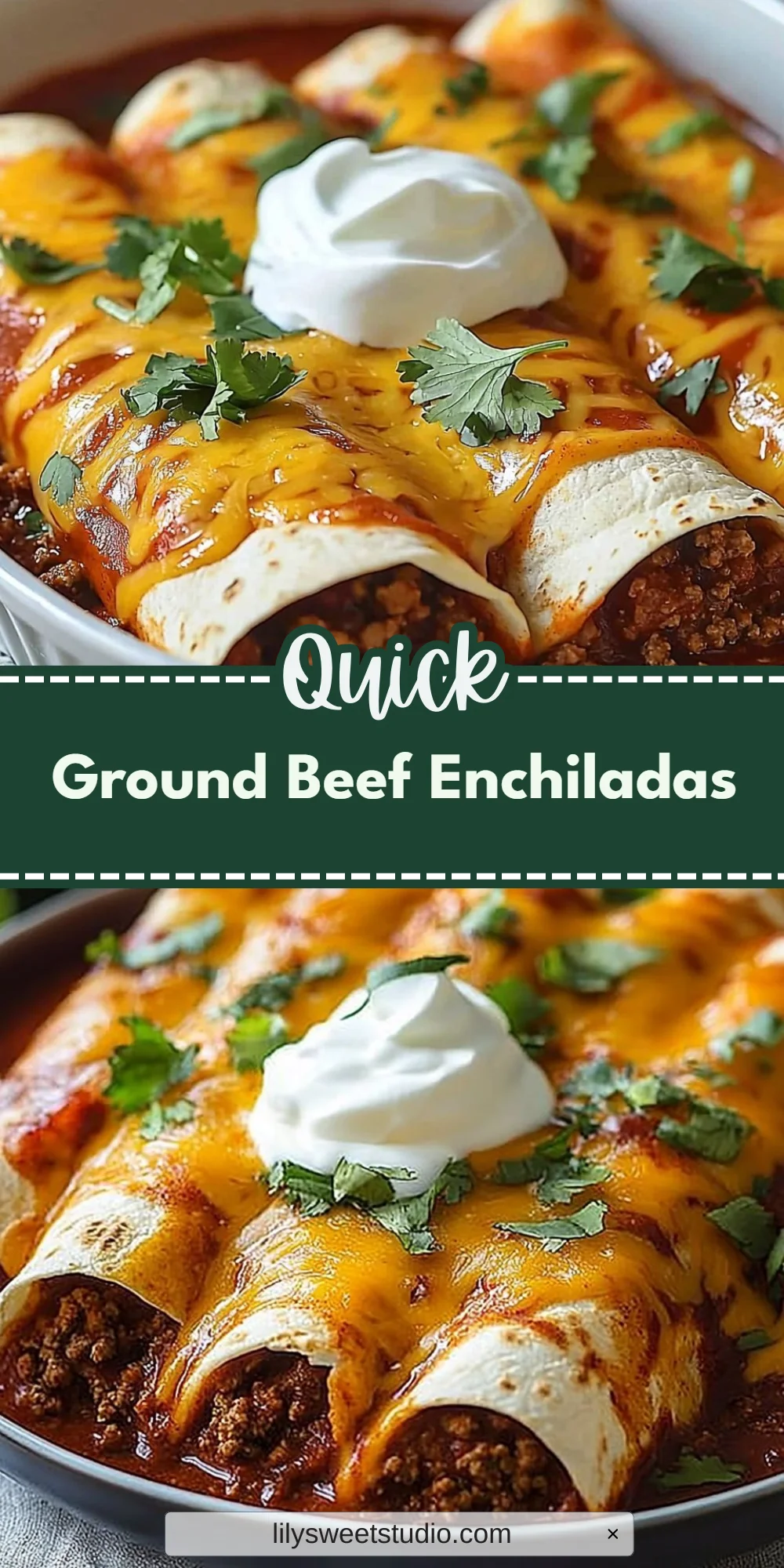 Ground Beef Enchiladas