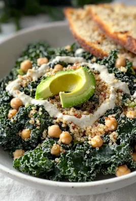 Vegan Lemon Kale Caesar Salad with crispy romaine and creamy dressing