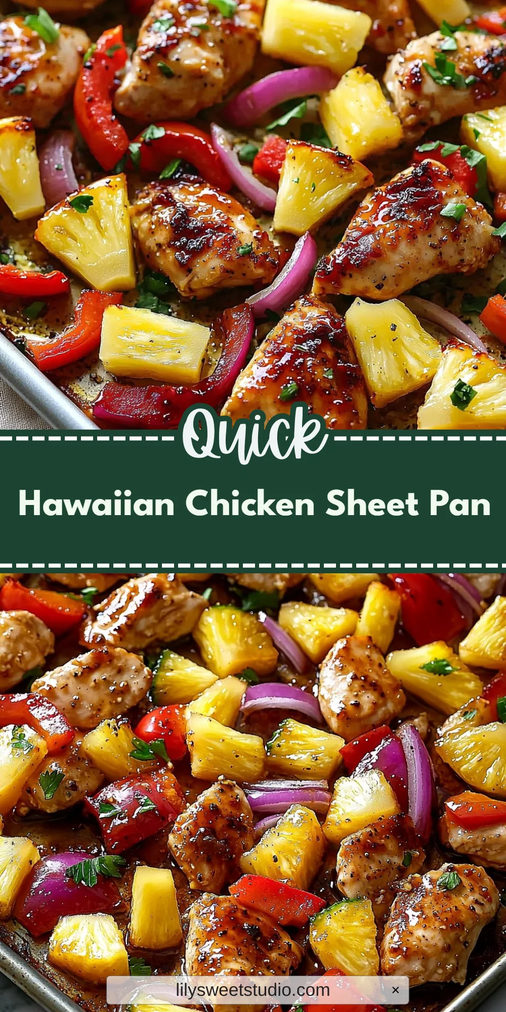 Hawaiian Chicken Sheet Pan