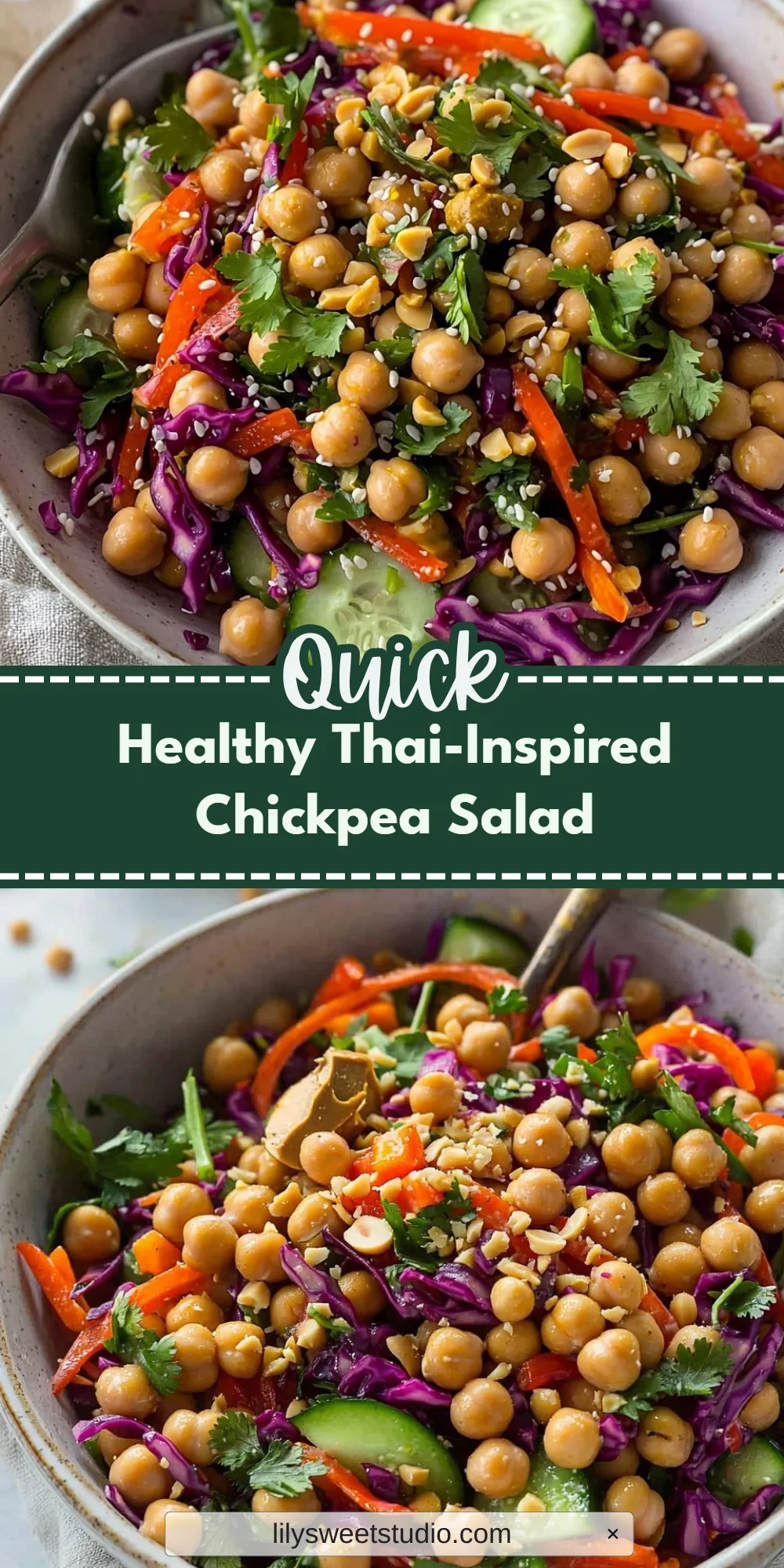 Healthy Thai-Inspired Chickpea Salad