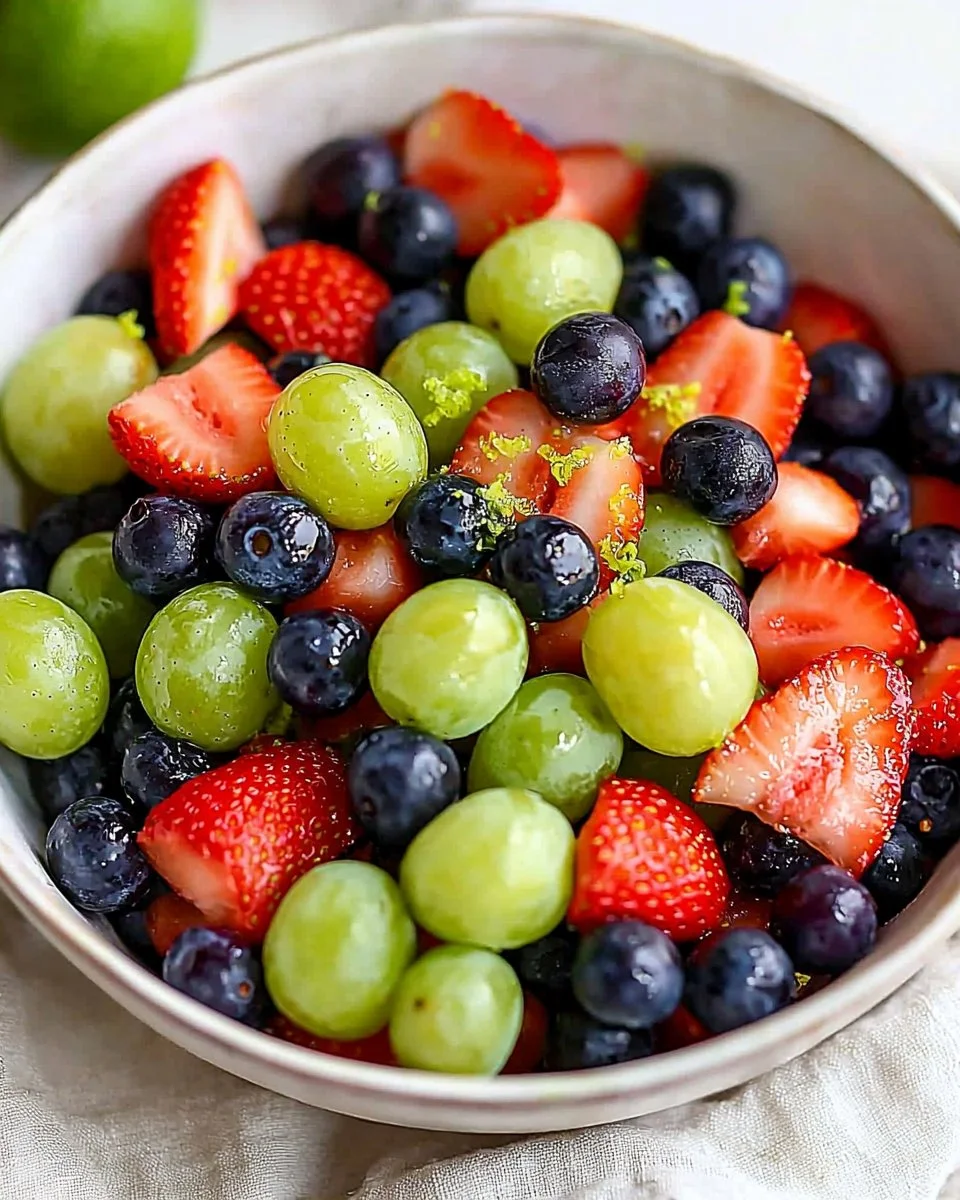 Honey Lime Fruit Salad