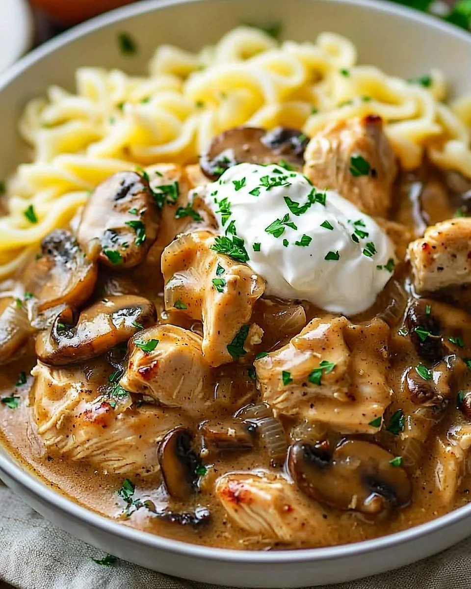 Irresistible Chicken Stroganoff