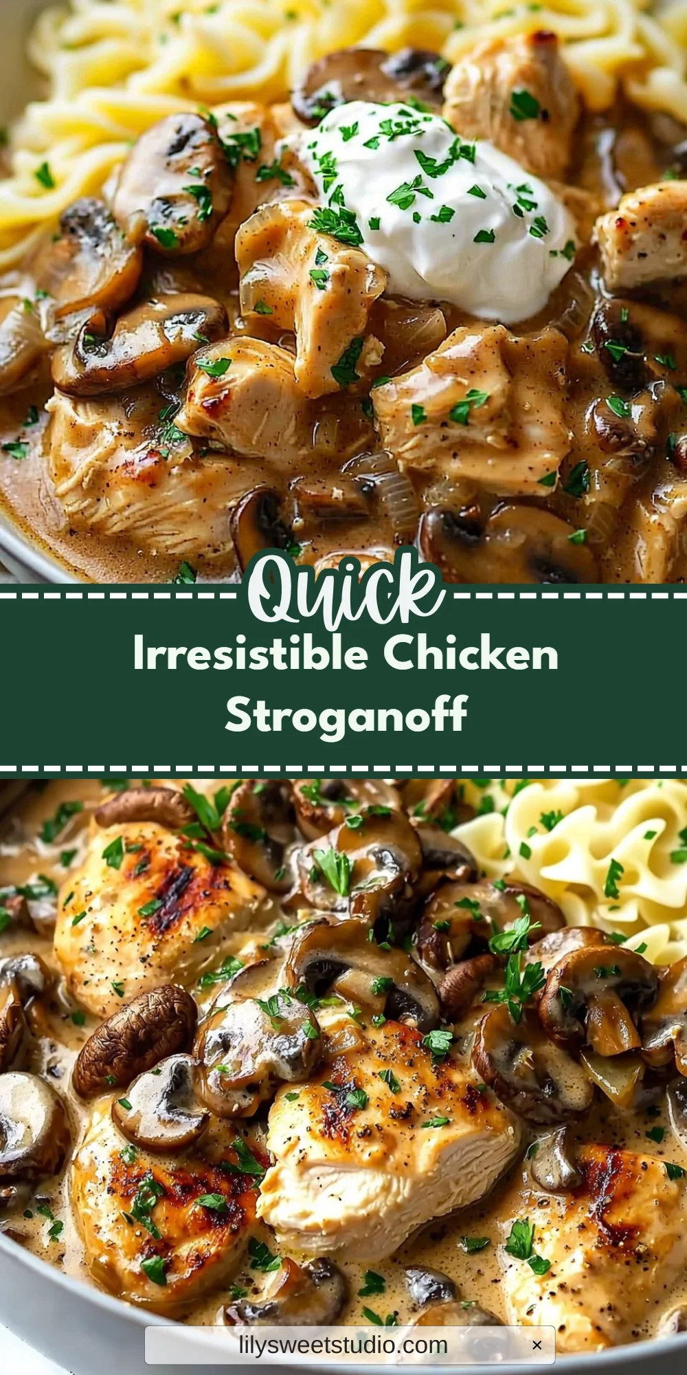 Irresistible Chicken Stroganoff