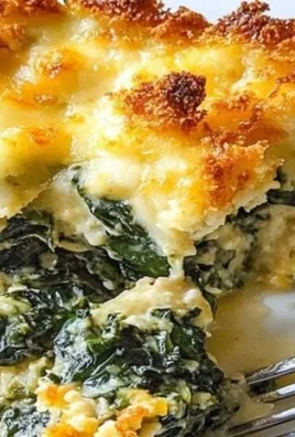 Italian Spinach Bake - a healthy and delicious spinach casserole dish