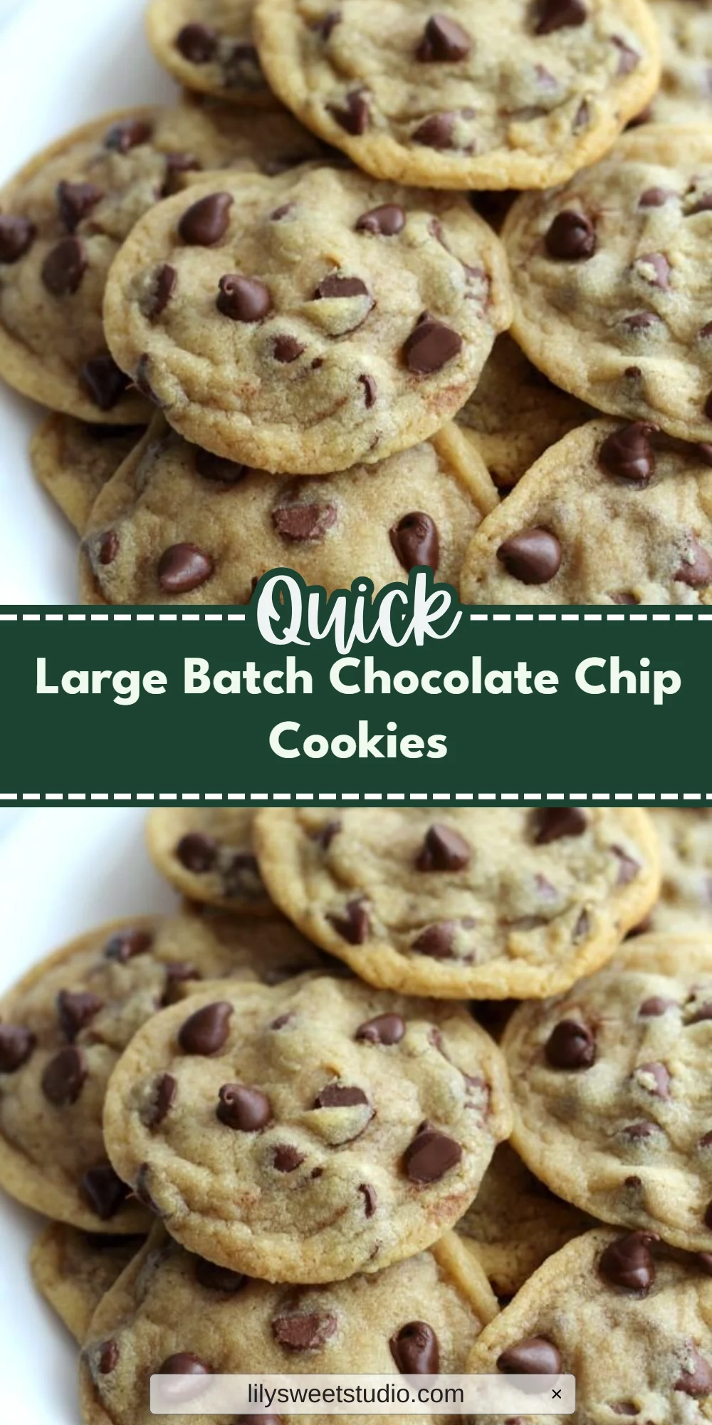 Large Batch Chocolate Chip Cookies