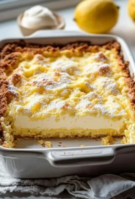 Delicious Lemon Cream Cheese Dump Cake served on a dessert platter.