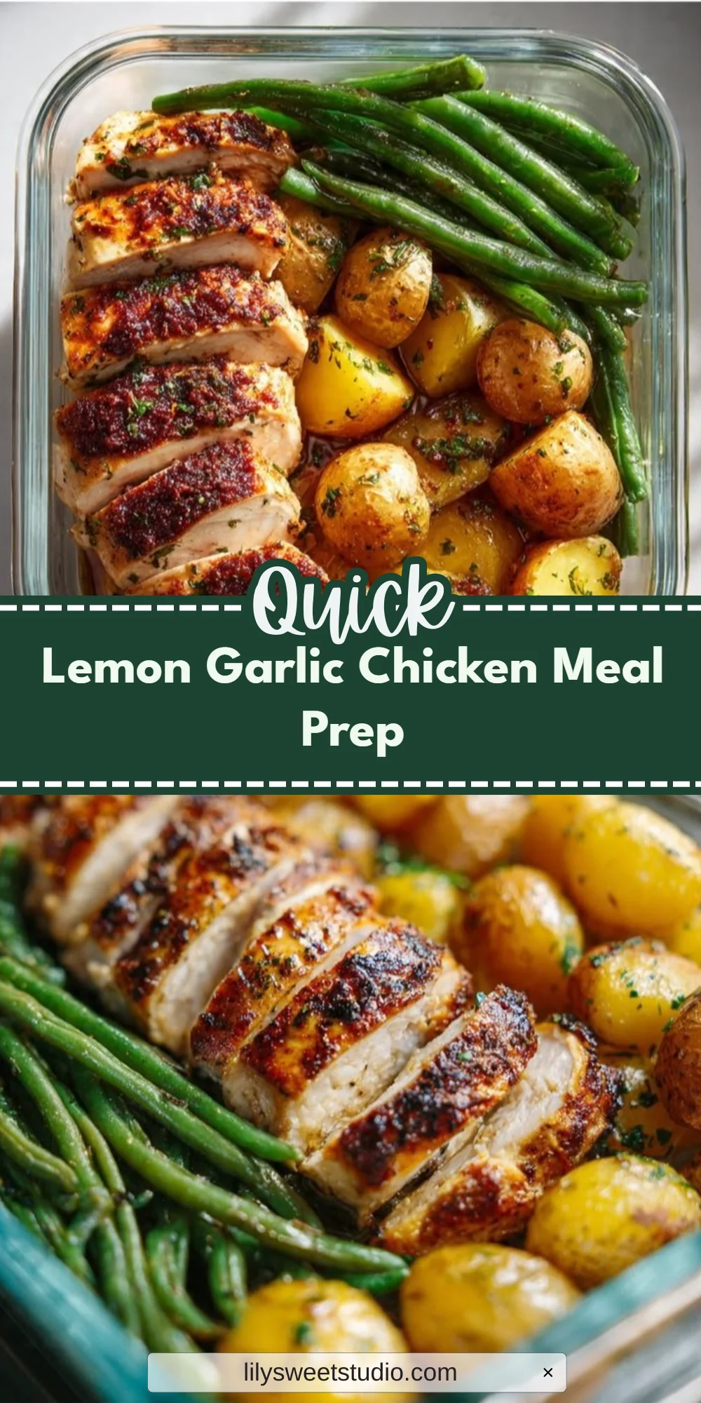 Lemon Garlic Chicken Meal Prep