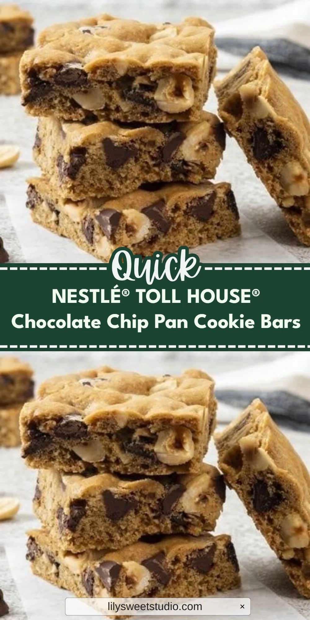 NESTLÉ® TOLL HOUSE® Chocolate Chip Pan Cookie Bars