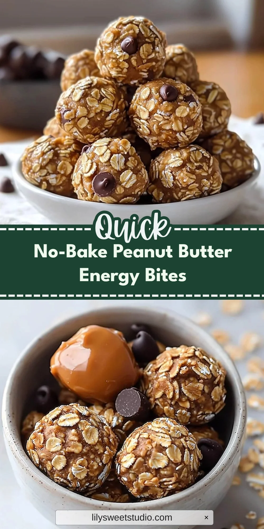 No-Bake Peanut Butter Energy Bites
