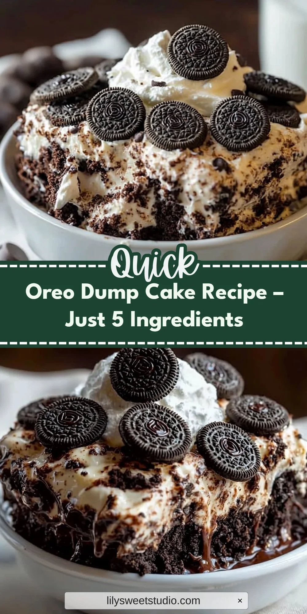 Oreo Dump Cake Recipe – Just 5 Ingredients