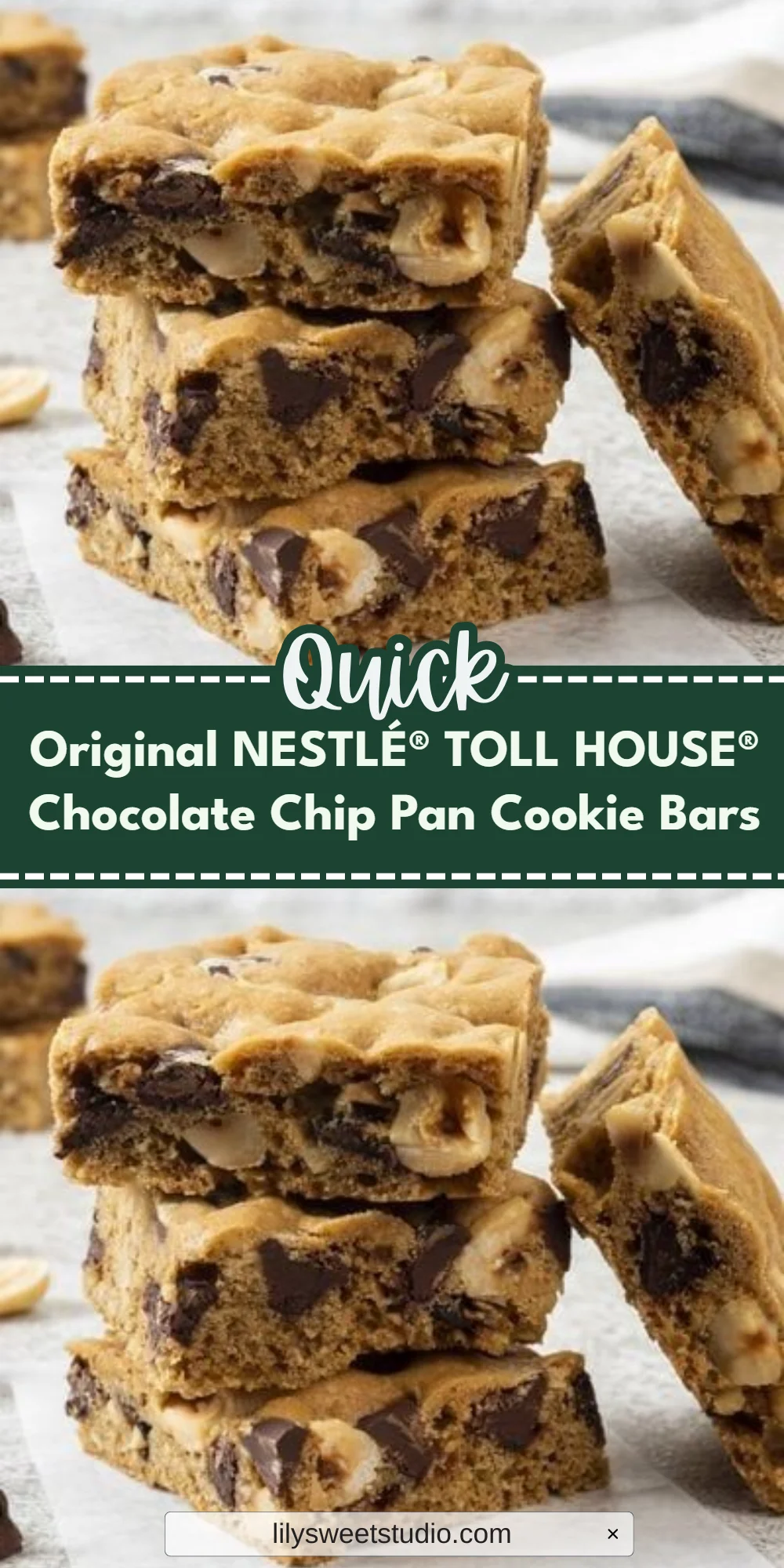 Original NESTLÉ® TOLL HOUSE® Chocolate Chip Pan Cookie Bars