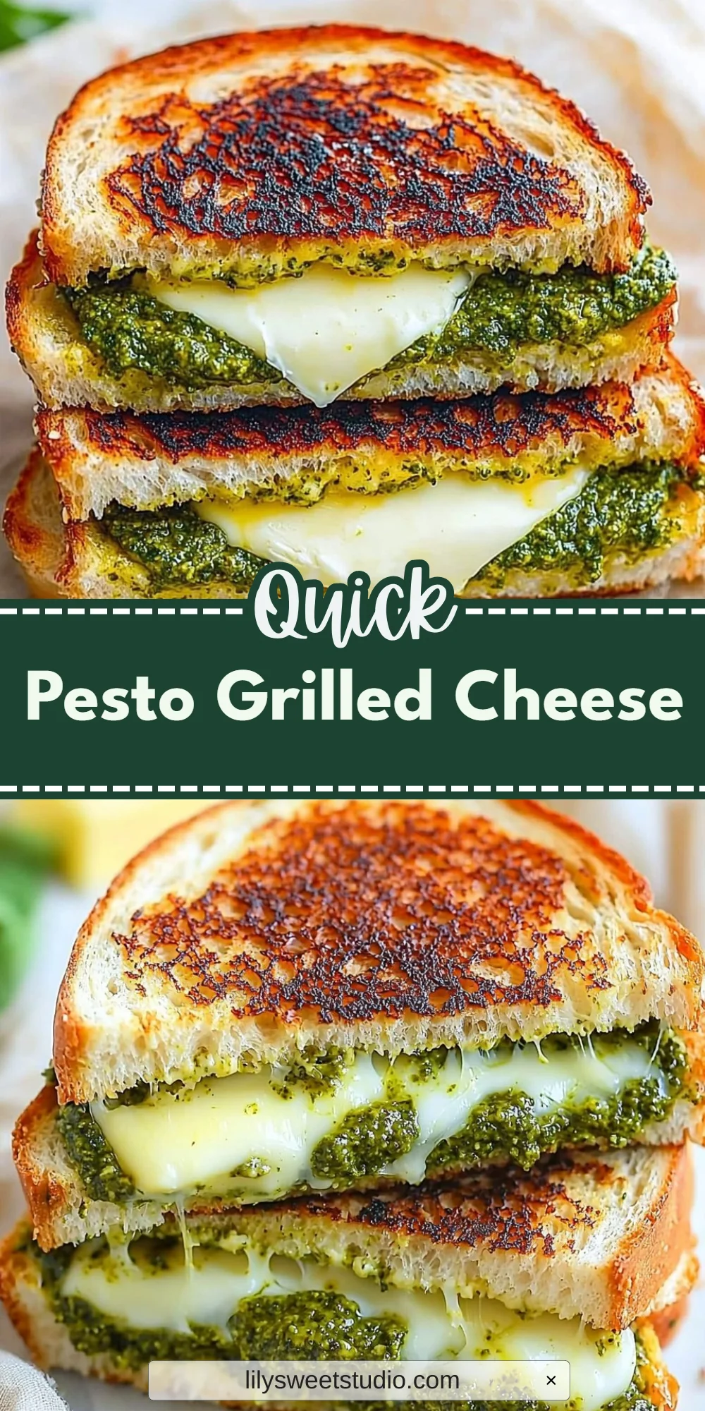 Pesto Grilled Cheese