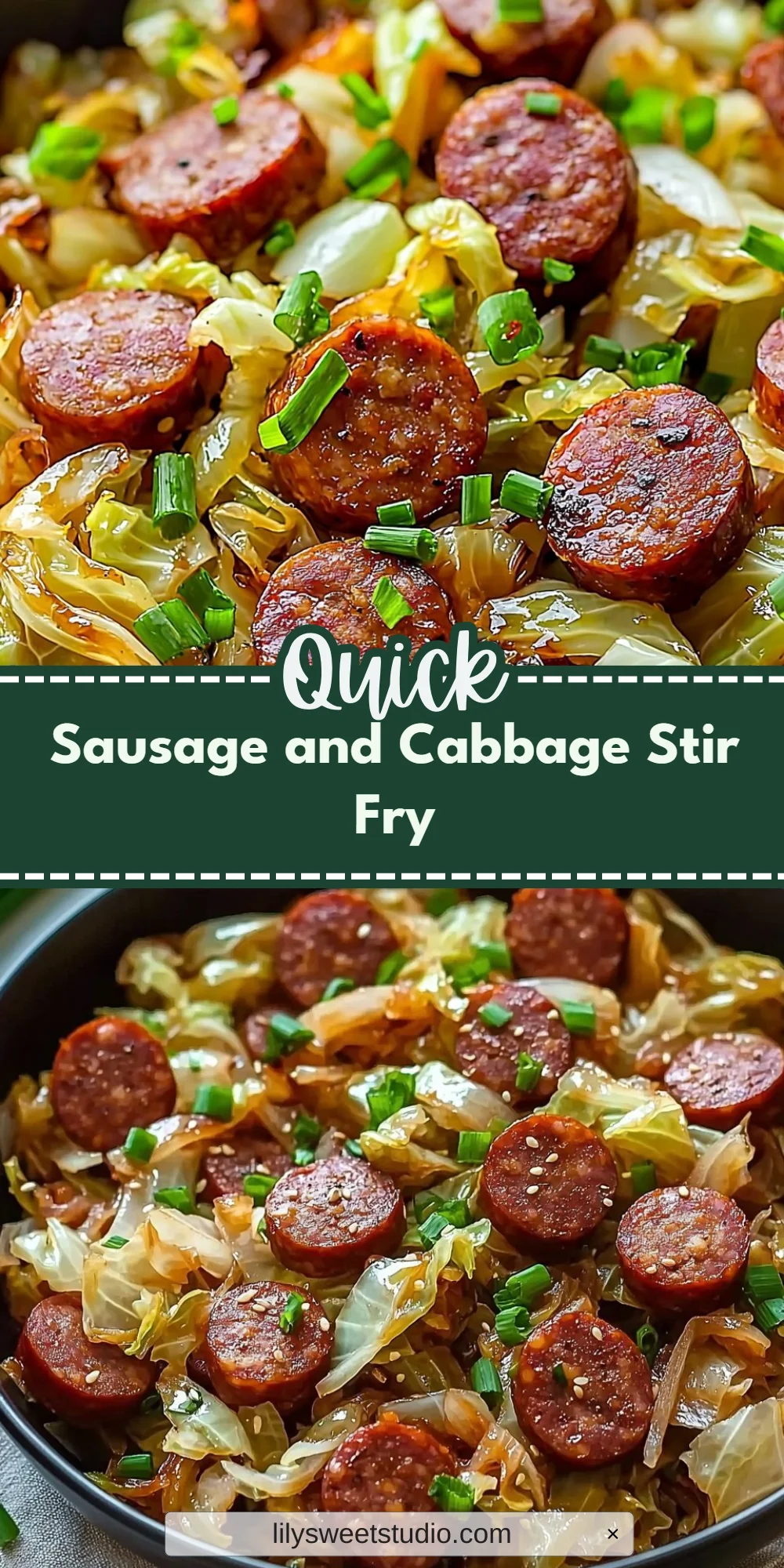 Sausage and Cabbage Stir Fry