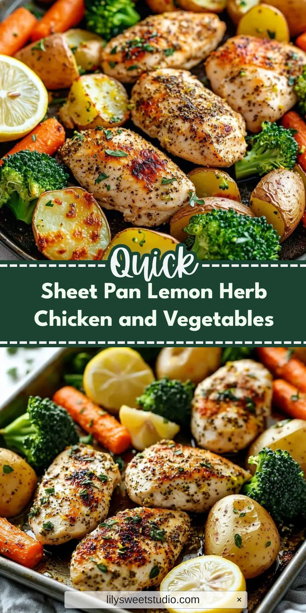 Sheet Pan Lemon Herb Chicken and Vegetables