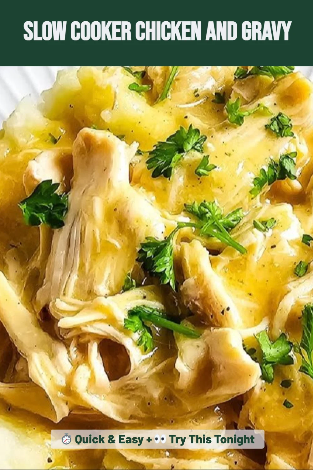 Slow Cooker Chicken and Gravy