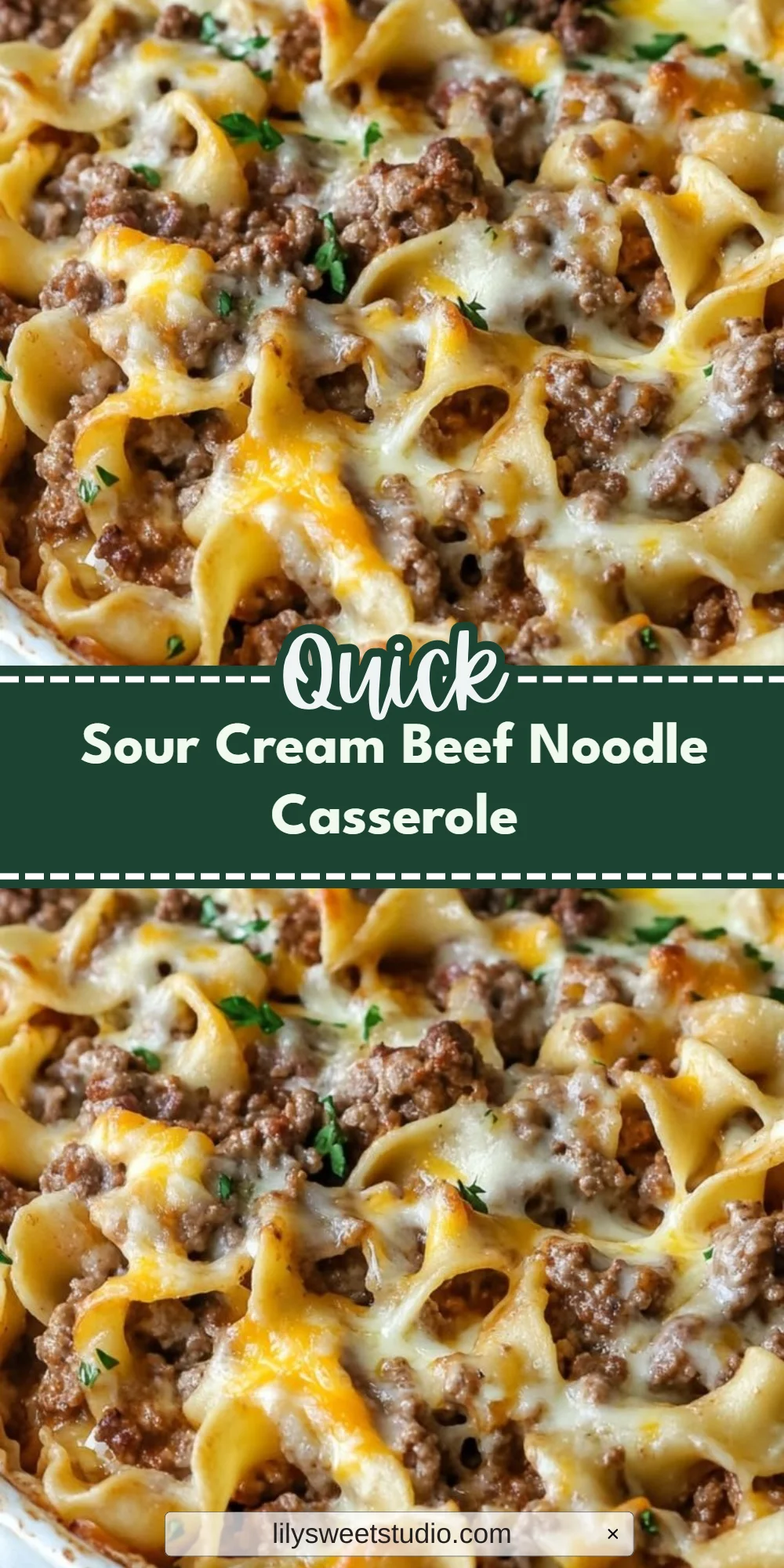 Sour Cream Beef Noodle Casserole