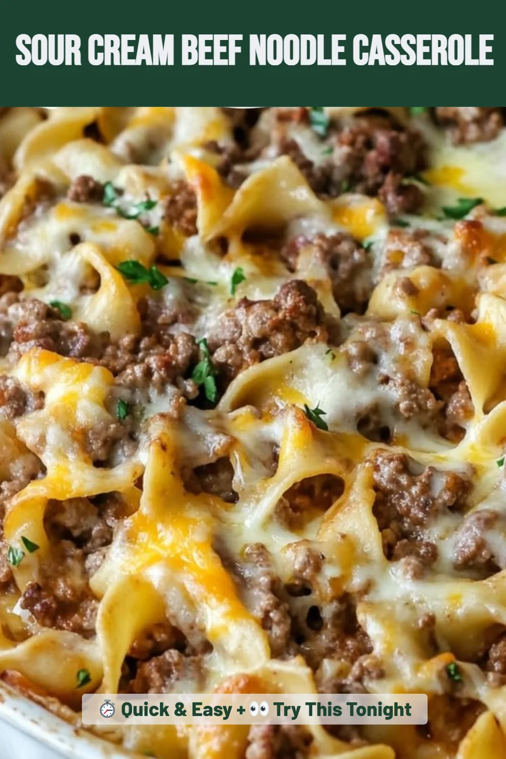 Sour Cream Beef Noodle Casserole