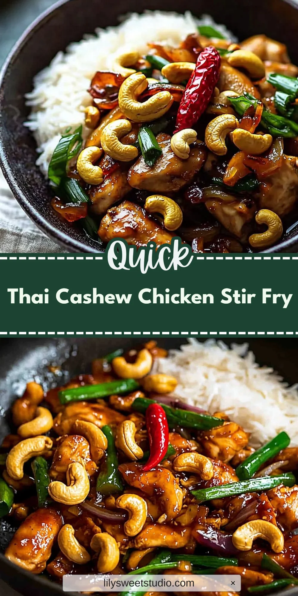 Thai Cashew Chicken Stir Fry
